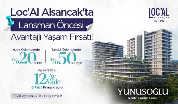 İzmir Konak Loc'al Alsancak  Konut Projesi | Yunusoğlu İnşaat