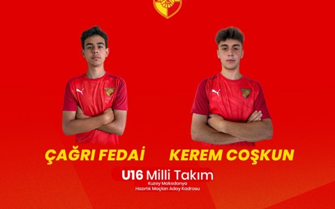 U16 | Çağrı Fedai ve Kerem Coşkun'a Milli Davet
