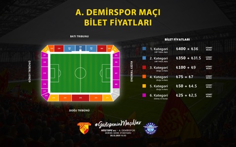 Adana Demirspor Maçının Biletleri Satışa Çıkıyor