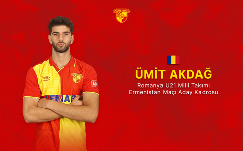 Ümit Akdağ Romanya U21 Milli Takımı'na Davet Edildi