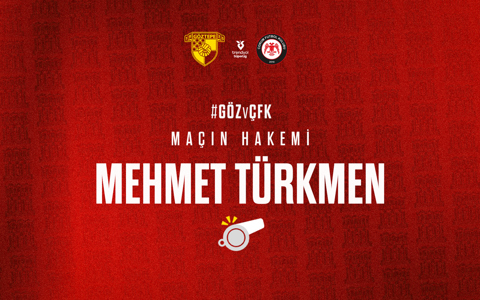 A. ÇORUM FK MAÇINI MEHMET TÜRKMEN YÖNETECEK