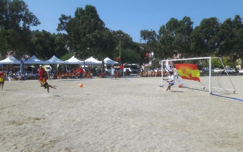 Plaj Futbolu Şenliği Urla'da Gerçekleşti